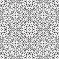 vector coloring geometric flower shapes pattern background