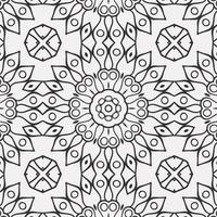 vector coloring geometric flower shapes pattern background