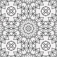 vector coloring geometric flower shapes pattern background