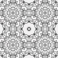 vector coloring geometric flower shapes pattern background