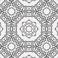 vector coloring geometric flower shapes pattern background