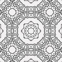 vector coloring geometric flower shapes pattern background