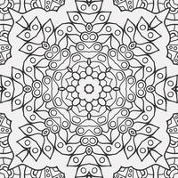 vector coloring geometric flower shapes pattern background