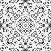 vector coloring geometric flower shapes pattern background