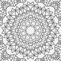 vector coloring geometric flower shapes pattern background