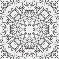 vector coloring geometric flower shapes pattern background