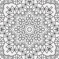 vector coloring geometric flower shapes pattern background