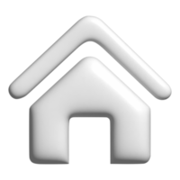 icône de la maison 3d png