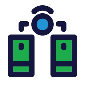 datos compartiendo de red conexión llenar icono estilo vector