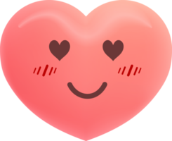 amor fofa coração emoji png