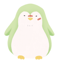 schattig weinig pinguïn karakter png