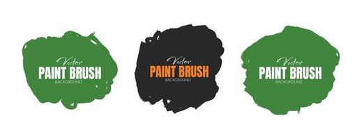 vector abstract paint green and dark grey brush stroke design vector file