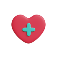 Health and medical 3d icon png