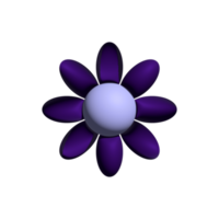 3d bloem geïsoleerd png