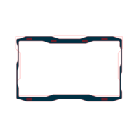 uppkopplad gaming skärm panel och gräns design för spelare png