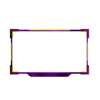 Online gaming screen panel and border design for gamers png