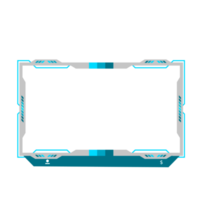 Online gaming screen panel and border design for gamers png