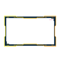 Online gaming screen panel and border design for gamers png