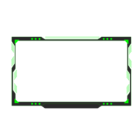 Online gaming screen panel and border design for gamers png