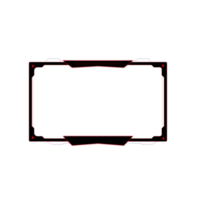 uppkopplad gaming skärm panel och gräns design för spelare png