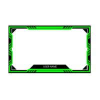 Online gaming screen panel and border design for gamers png