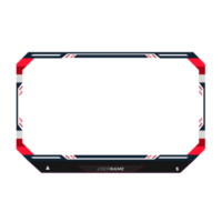 Online gaming screen panel and border design for gamers png