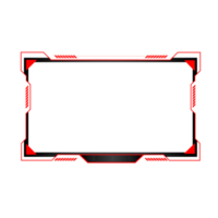 Online gaming screen panel and border design for gamers png