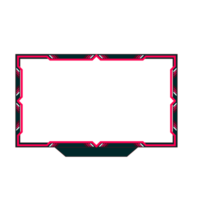 Online gaming screen panel and border design for gamers png