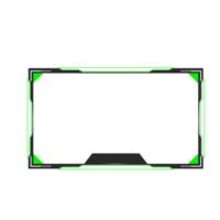 Online gaming screen panel and border design for gamers png