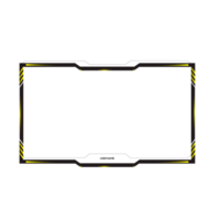 Online gaming screen panel and border design for gamers png