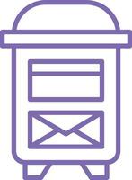 Mailbox Vector Icon Design