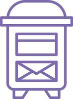 Mailbox Vector Icon Design