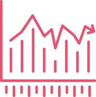 Bar Chart Vector Icon Design