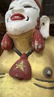 Javanese garden gnome statue used as decorations on the Javanese parks and gardens photo