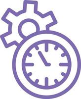 diseño de icono de vector de gestión de tiempo