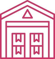 Warehouse Vector Icon Design