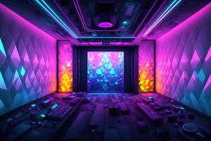 sound proof environment neon ambience by photo