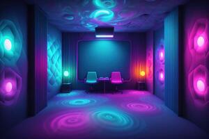 sound proof environment neon ambience by photo