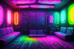 sound proof environment neon ambience by photo