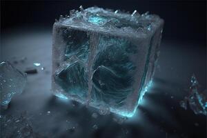 seamless repeatable ice texture by photo