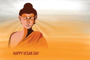 ilustración para contento vesak día celebracion tarjeta antecedentes vector