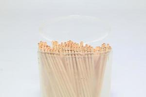 bambú palillos de dientes texturas bambú palillos de dientes aislado en blanco antecedentes foto