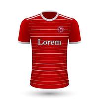 Realistic soccer shirt Bayern vector