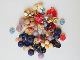 muchos botones multicolores foto