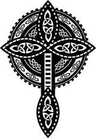 Black And White Celtic Symbol Vector Image