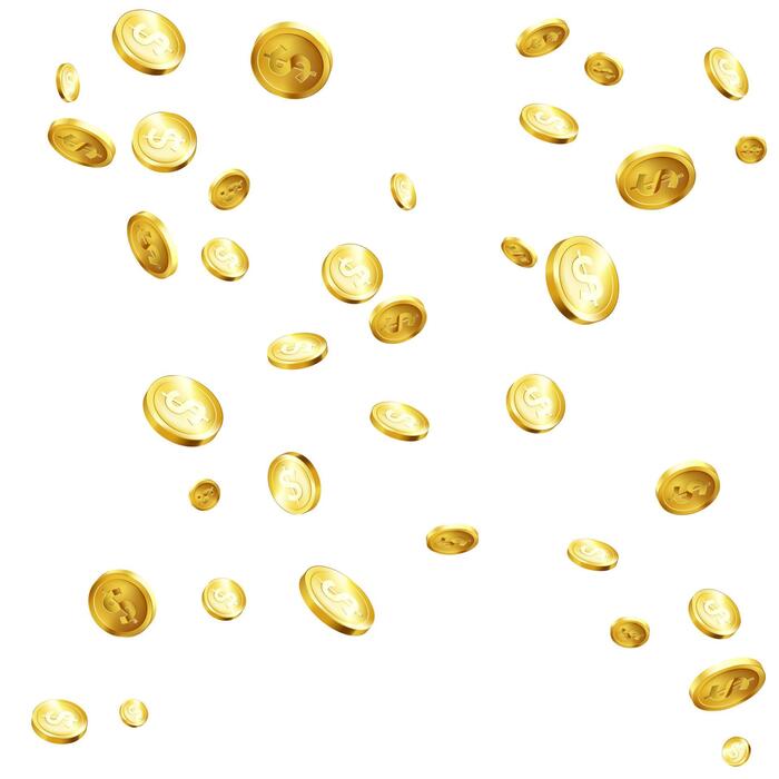 Coin Rain Vector Art, Icons, and Graphics for Free Download
