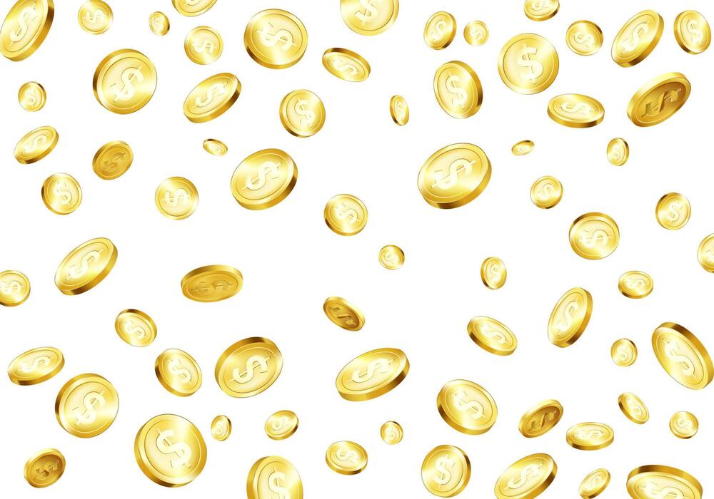 Coin Rain Vector Art, Icons, and Graphics for Free Download