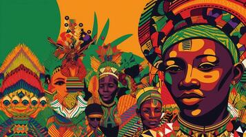 The vision of a united and prosperous Africa, showcases its potential for innovation, development, and self - determination. africa day concept artwork photo