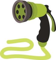 Vector Image Of A Garden Hose Used For Watering