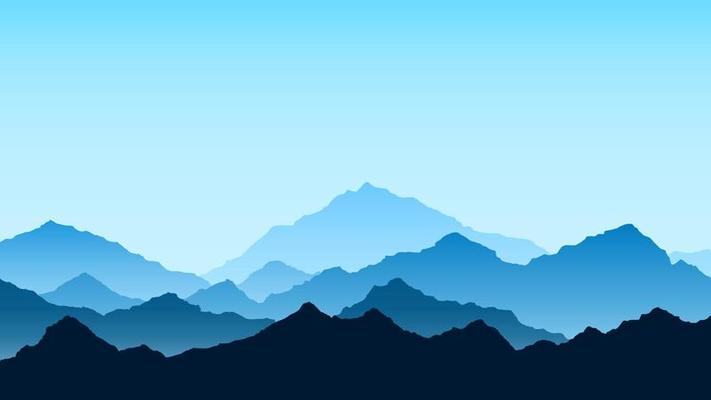 Blue Ridge Mountains Vector Art, Icons, and Graphics for Free Download
